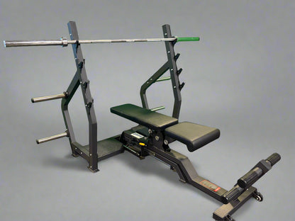 Fully Adjustable Olympic Bench Press, Full Incline & Decline