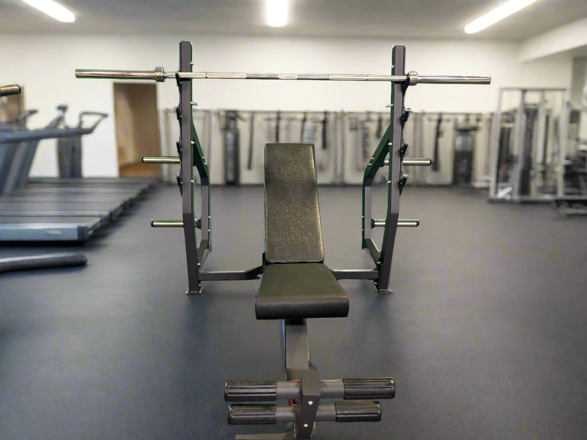 Fully Adjustable Olympic Bench Press, Full Incline & Decline