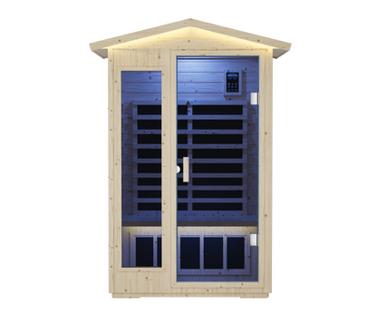XY-902VY 1850W Two-Person Far-Infrared Sauna with Bluetooth