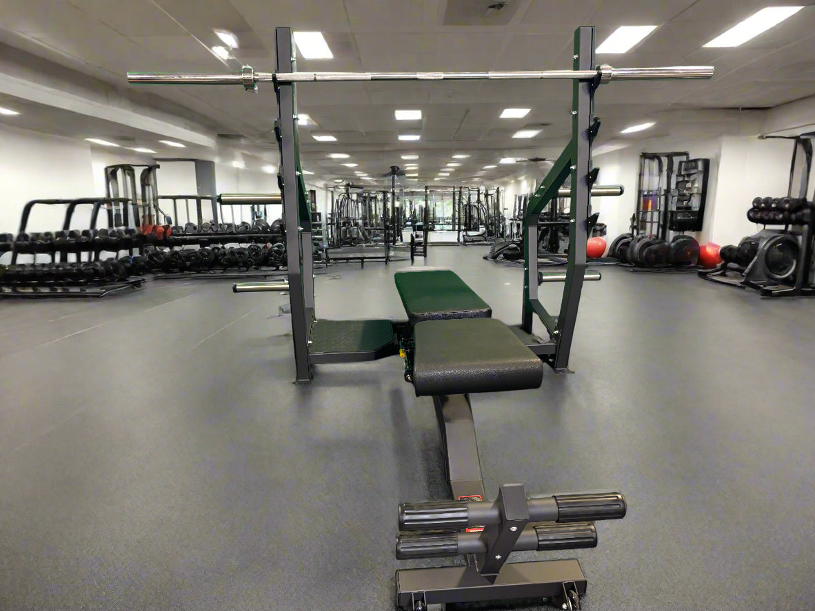 Fully Adjustable Olympic Bench Press, Full Incline & Decline