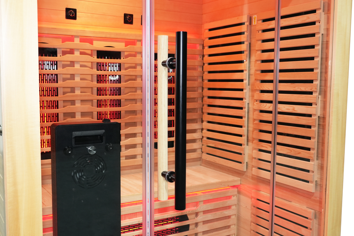 Blisspod Venetian RED 3-Person Full-Spectrum Sauna with Wi-Fi and Red Light
