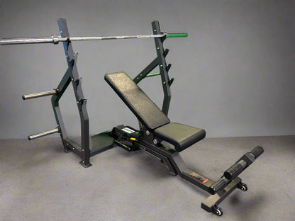 Fully Adjustable Olympic Bench Press, Full Incline & Decline