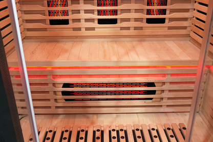 Blisspod Venetian RED 3-Person Full-Spectrum Sauna with Wi-Fi and Red Light