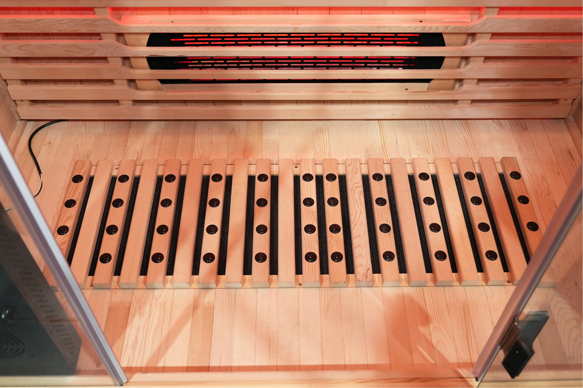 Blisspod Venetian RED 3-Person Full-Spectrum Sauna with Wi-Fi and Red Light