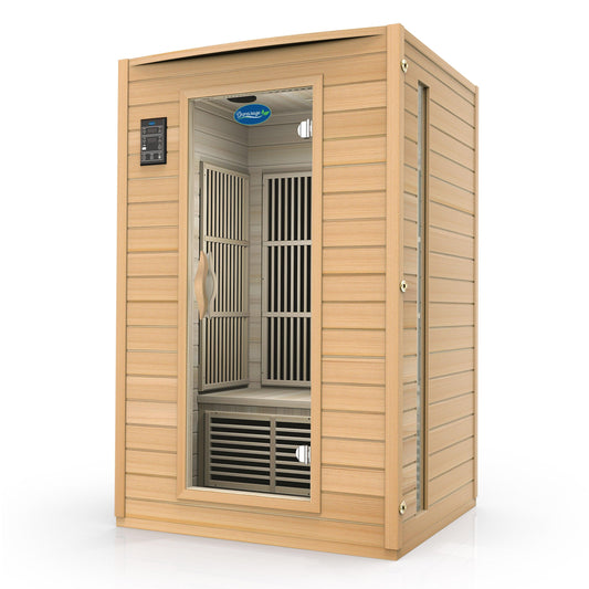 2-Person Infrared Sauna | Canadian Hemlock & Carbon Heat