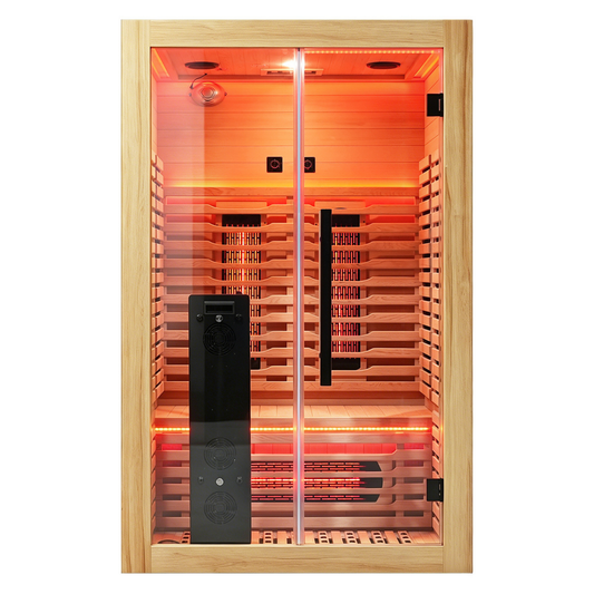 Blisspod I Venetian RED I All-In-One - Full Spectrum + Red Light I Indoor Premium Sauna I 2 Person