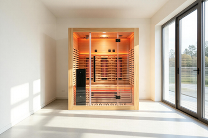 Blisspod Venetian RED 3-Person Full-Spectrum Sauna with Wi-Fi and Red Light
