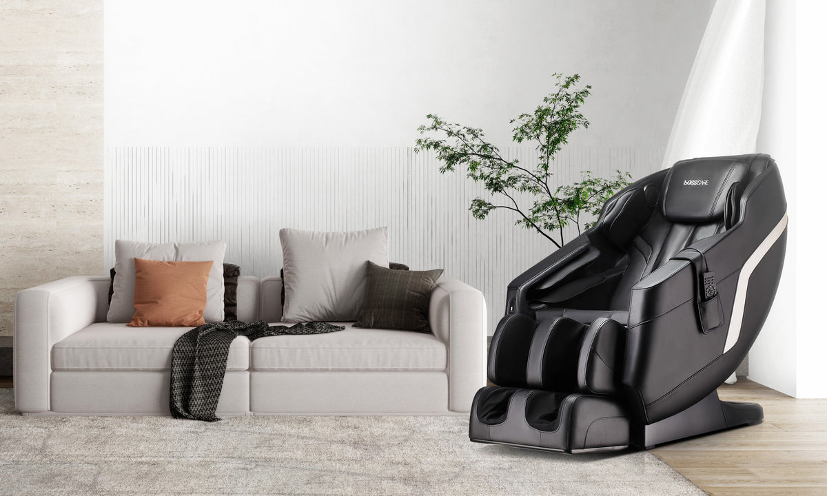 SL-Track Full-Body Airbag Massage Recliner – Black