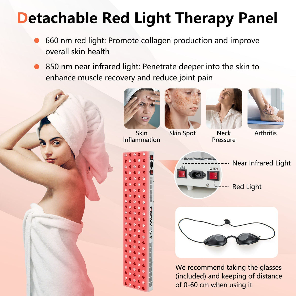 2-Person Hemlock Far Infrared Sauna with Red & Near-Infrared Light Panel