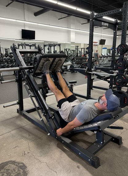 SFE Commercial 45-Degree Plate-Loaded Leg Press Hack Squat Combo Machine