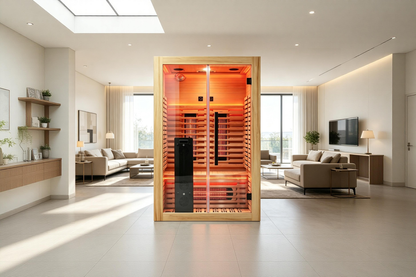 Blisspod I Venetian RED I All-In-One - Full Spectrum + Red Light I Indoor Premium Sauna I 2 Person