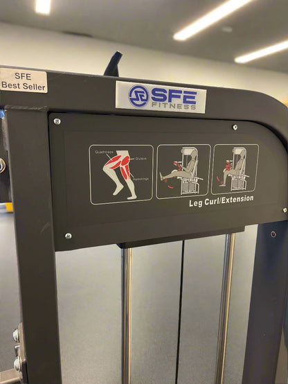 SFE Selectorized Seated Leg Extension & Leg Curl Machine