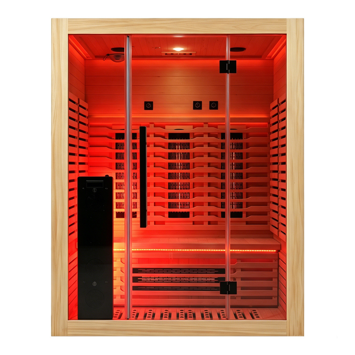 Blisspod Venetian RED 3-Person Full-Spectrum Sauna with Wi-Fi and Red Light