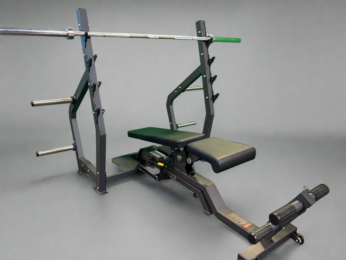 Fully Adjustable Olympic Bench Press, Full Incline & Decline