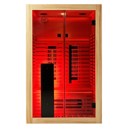 Blisspod I Venetian RED I All-In-One - Full Spectrum + Red Light I Indoor Premium Sauna I 2 Person
