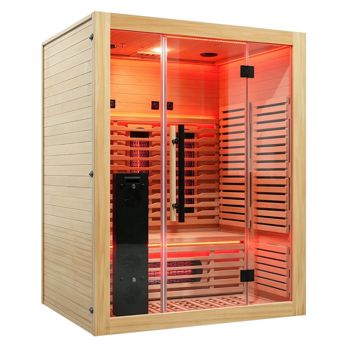 Blisspod Venetian RED 3-Person Full-Spectrum Sauna with Wi-Fi and Red Light