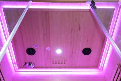 Blisspod Venetian RED 3-Person Full-Spectrum Sauna with Wi-Fi and Red Light