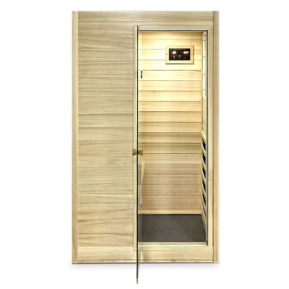 XY-909MB-R European Aspen Far-Infrared Sauna with Bluetooth