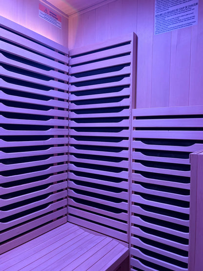 Blisspod Milano Ultra-Low-EMF 2-Person Full-Spectrum Sauna with Chromotherapy