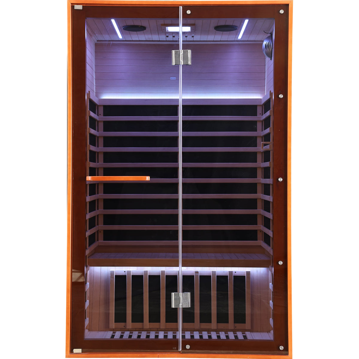 Canadian Hemlock Two-Person Sauna with Carbon Heating Panels