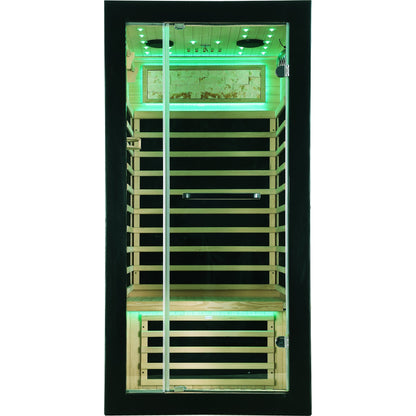 Single-Person Infrared Sauna | Starlight Ceiling & Carbon Heat