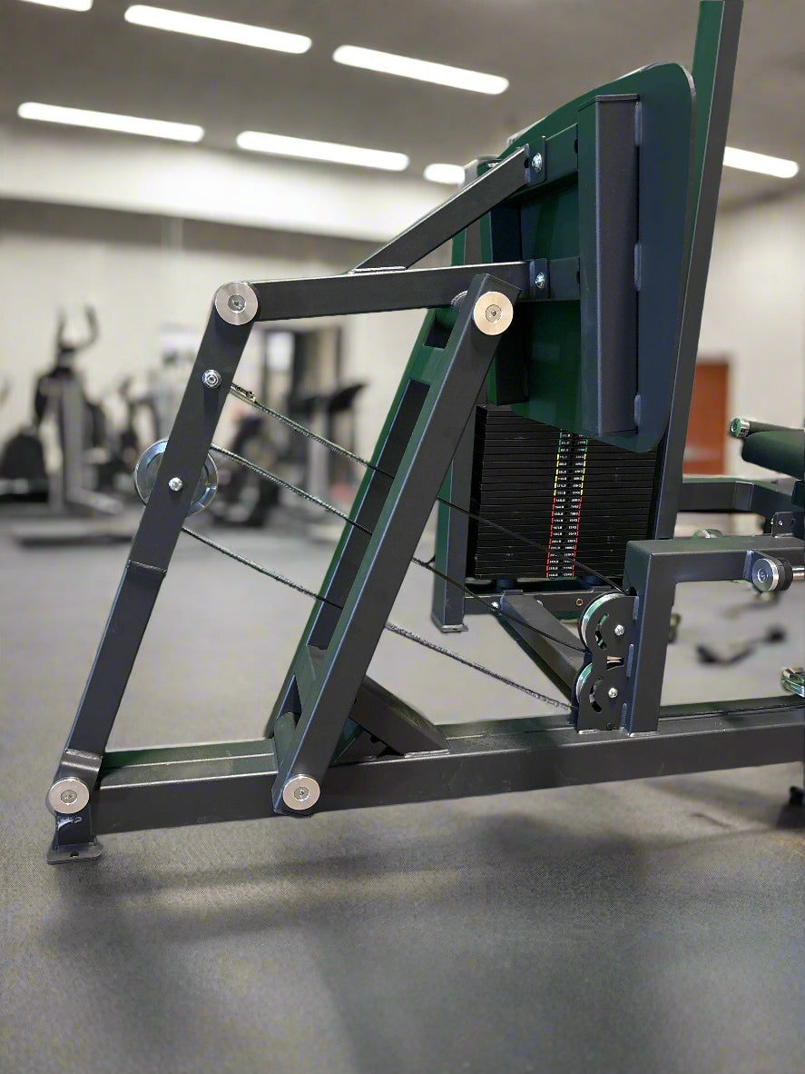 Selectorized Horizontal Leg Press with 250lb weight stacks