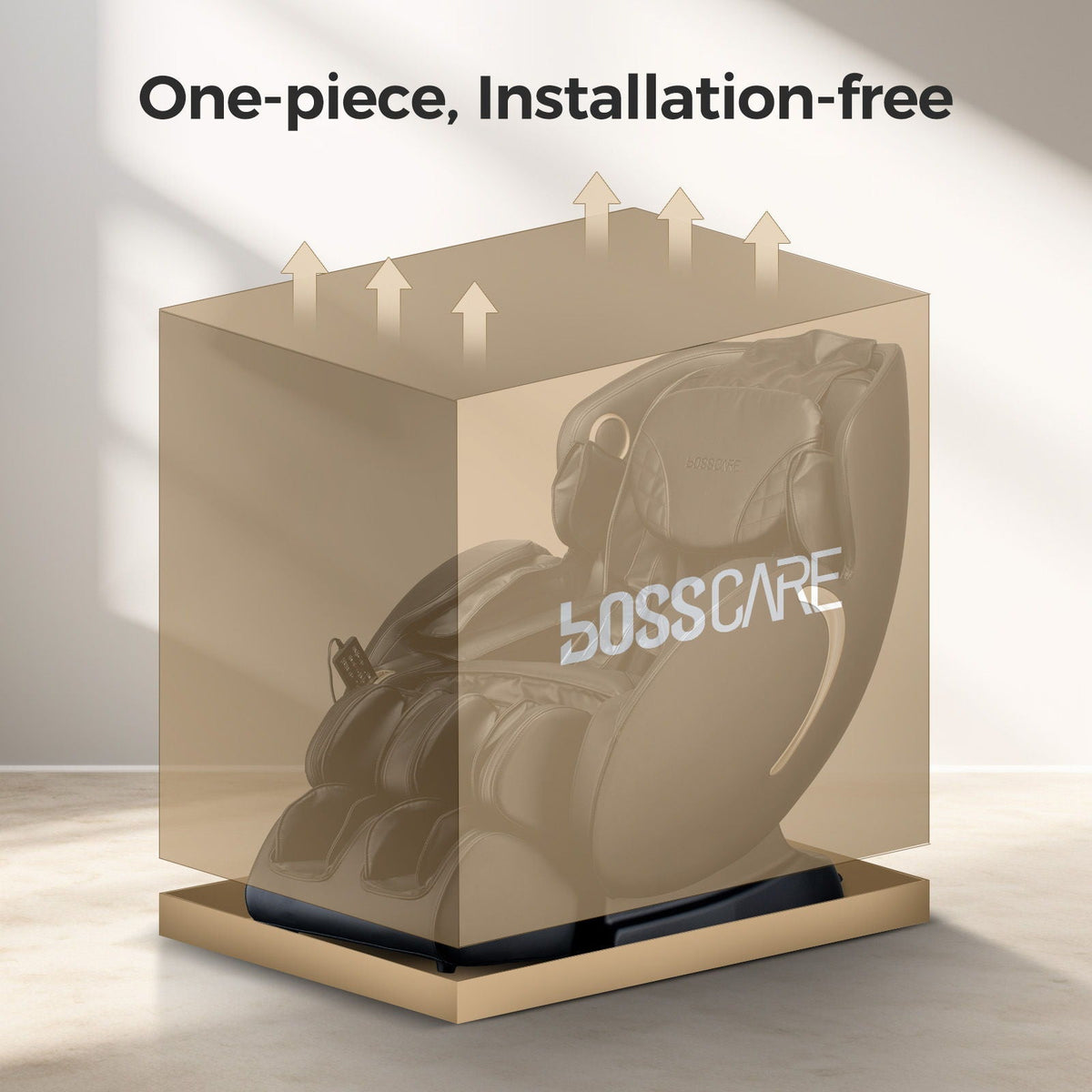 Bosscare 3D SL-Track Zero-Gravity Massage Chair with App Control