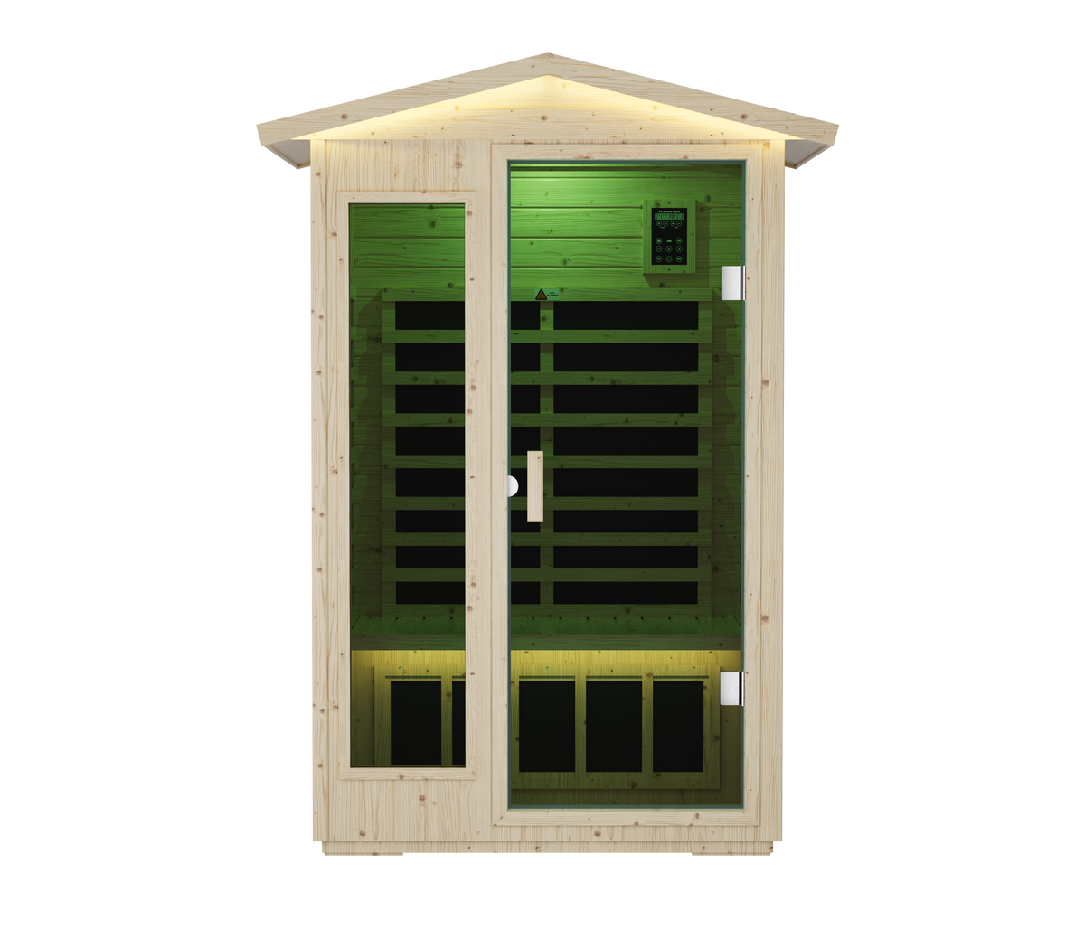 XY-902VY 1850W Two-Person Far-Infrared Sauna with Bluetooth