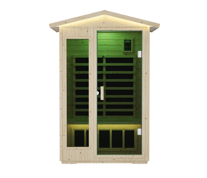 XY-902VY 1850W Two-Person Far-Infrared Sauna with Bluetooth