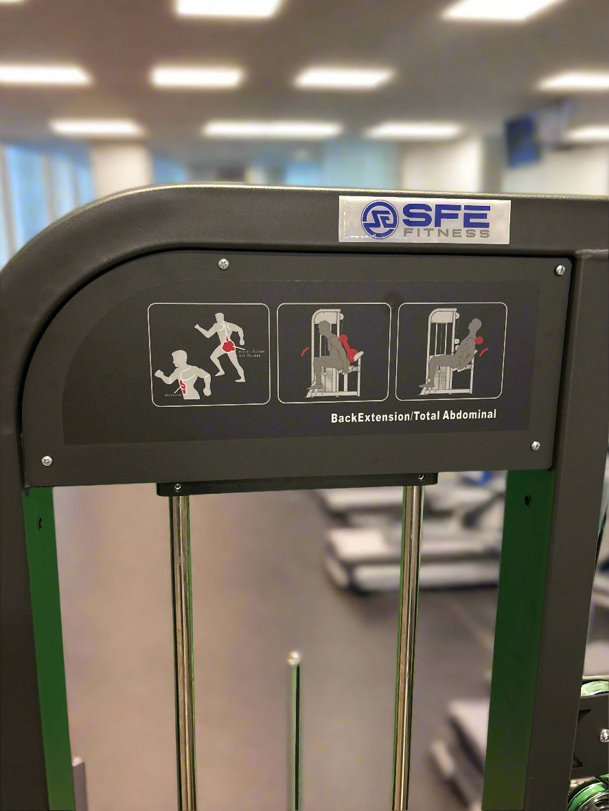 SFE Selectorized Back & Ab Combo Machine
