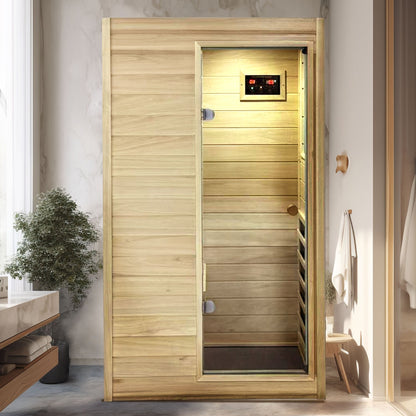 XY-909MB-R European Aspen Far-Infrared Sauna with Bluetooth