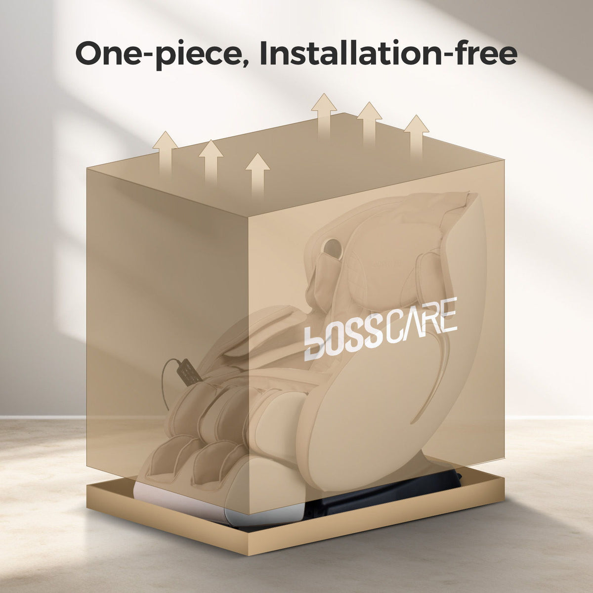 Bosscare 3D SL-Track Zero-Gravity Massage Chair with App Control