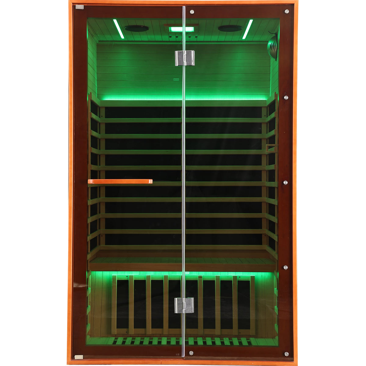 Canadian Hemlock Two-Person Sauna with Carbon Heating Panels