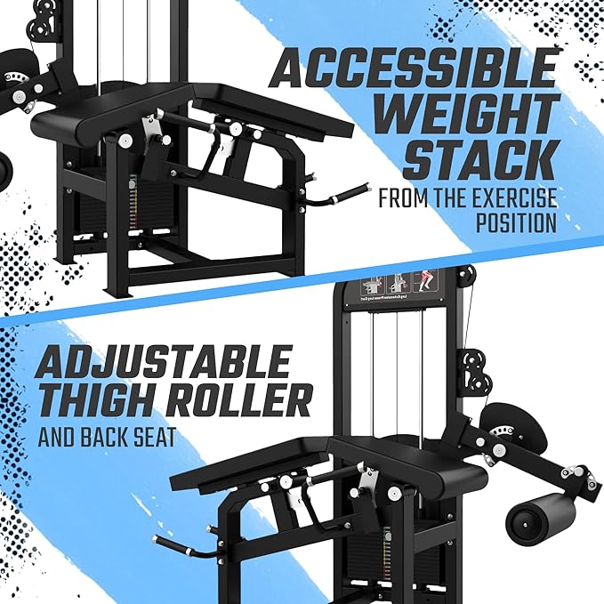 SFE Selectorized Leg Extension & Prone Leg Curl Machine