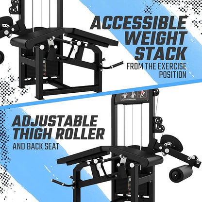SFE Selectorized Leg Extension & Prone Leg Curl Machine