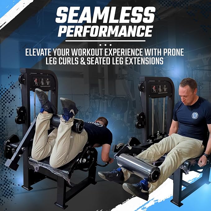 SFE Selectorized Leg Extension & Prone Leg Curl Machine