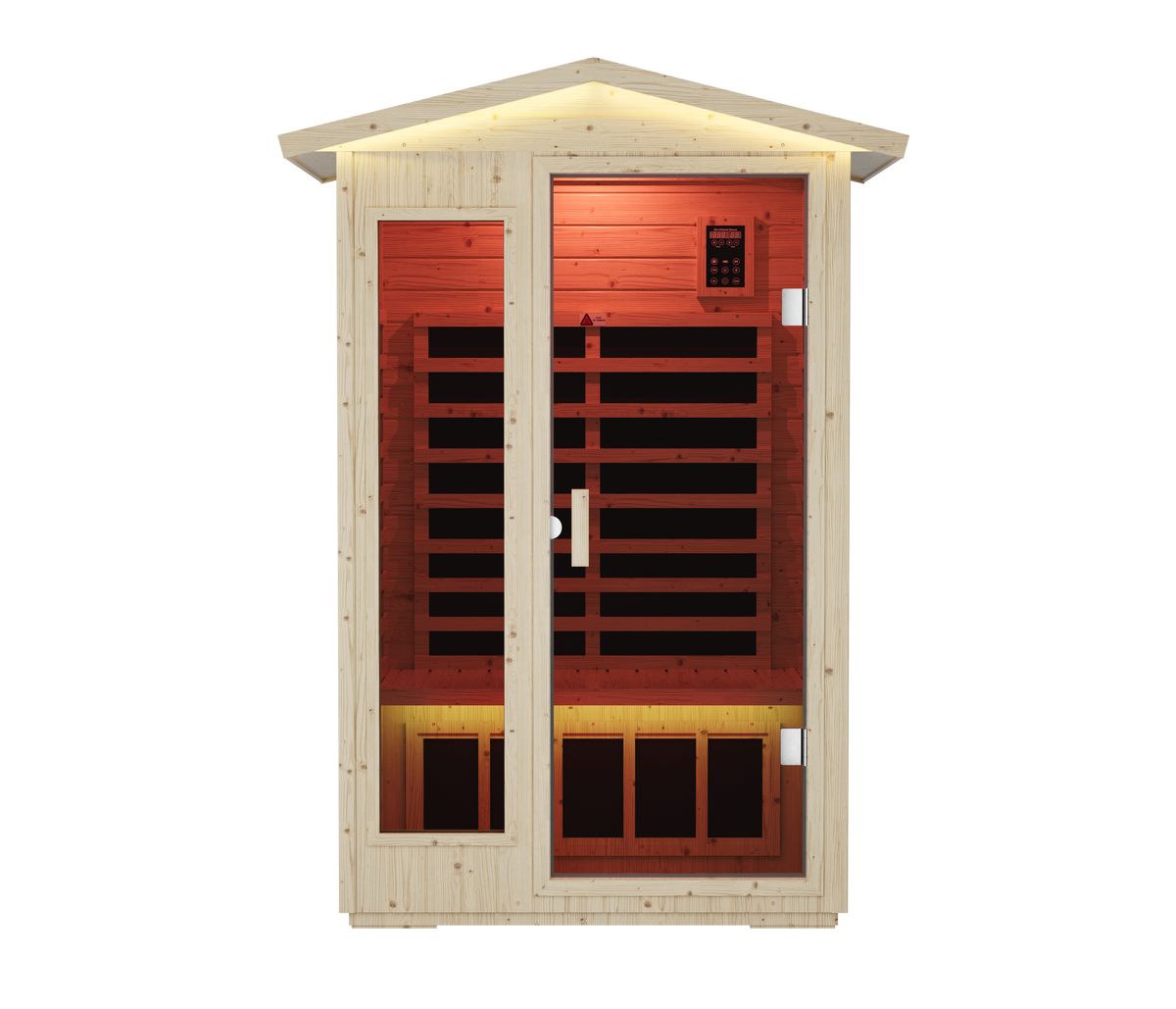 XY-902VY 1850W Two-Person Far-Infrared Sauna with Bluetooth