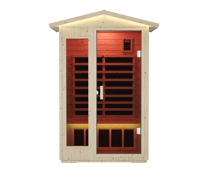 XY-902VY 1850W Two-Person Far-Infrared Sauna with Bluetooth