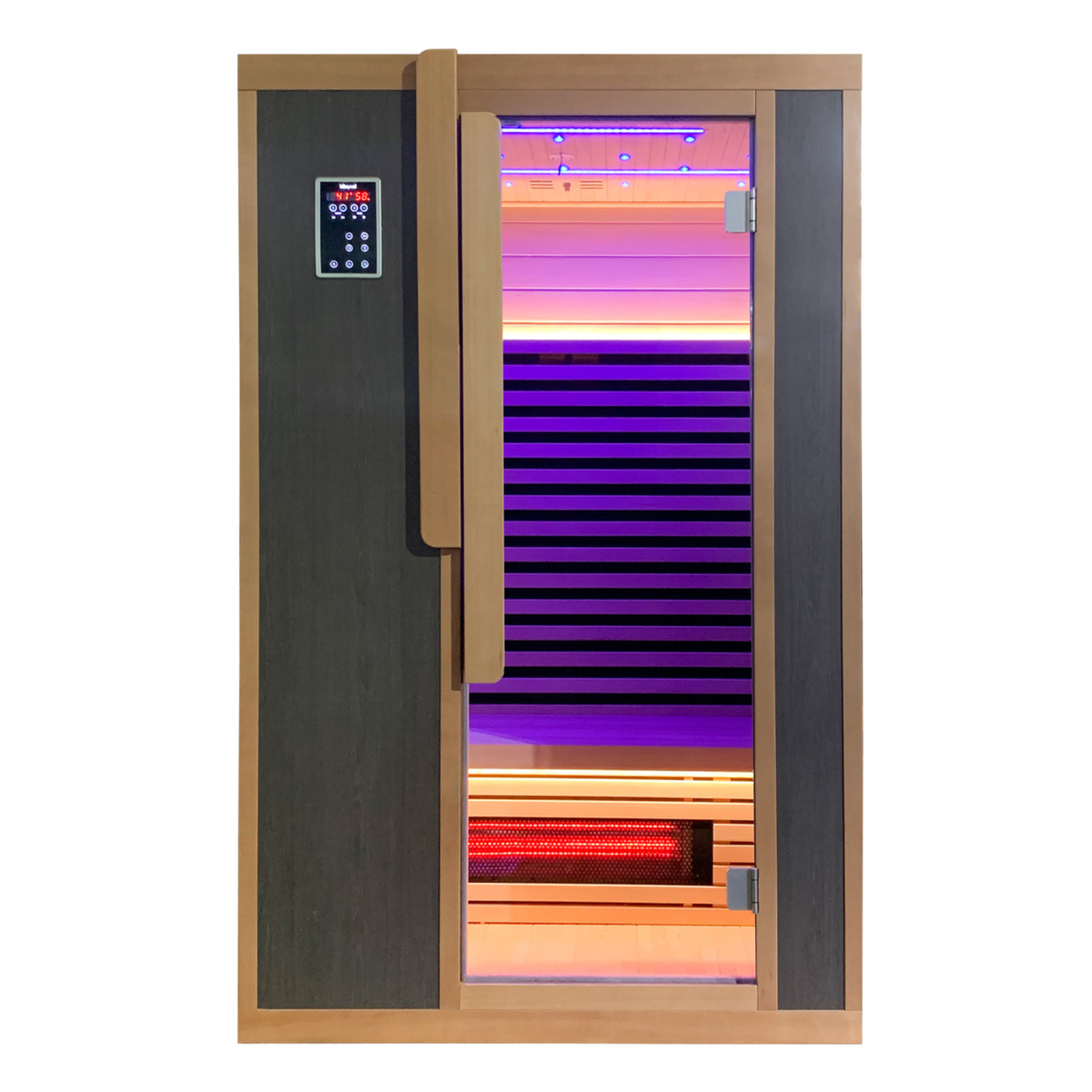 Blisspod Bergen 2-Person Full-Spectrum Low-EMF Sauna with Red Light