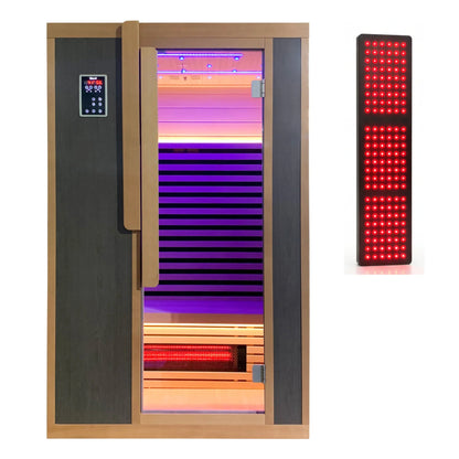 Blisspod Bergen 2-Person Full-Spectrum Low-EMF Sauna with Red Light