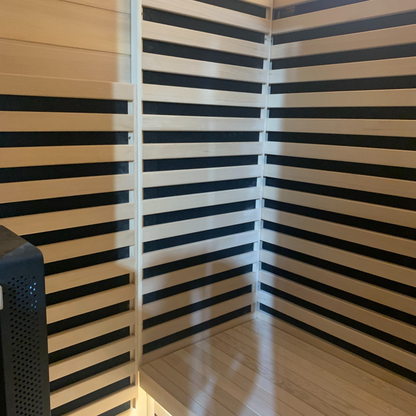 Blisspod Bergen 2-Person Full-Spectrum Low-EMF Sauna with Red Light