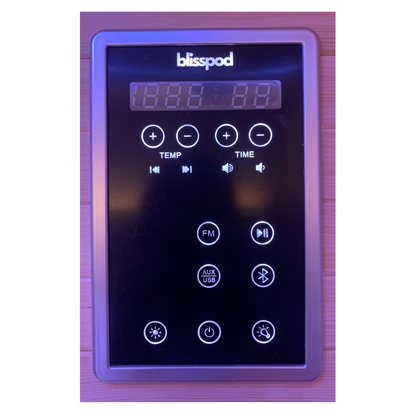 Blisspod Bergen 2-Person Full-Spectrum Low-EMF Sauna with Red Light