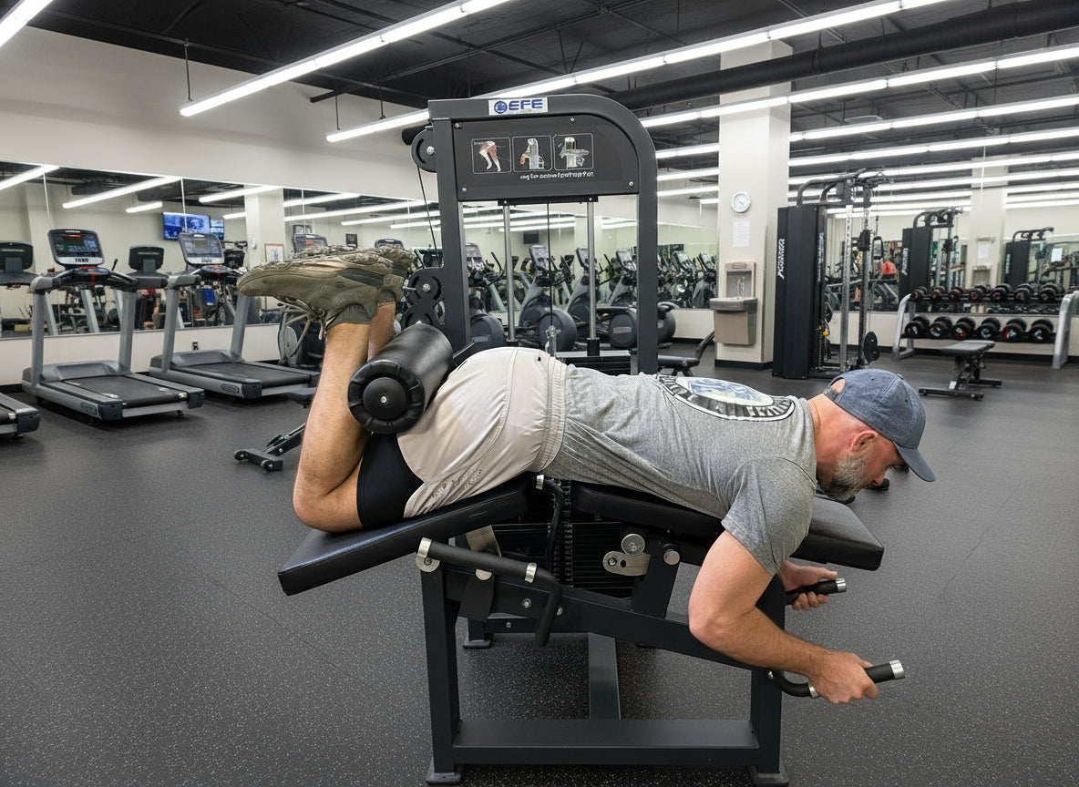 SFE Selectorized Leg Extension & Prone Leg Curl Machine