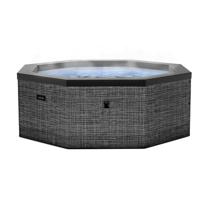 Como 6-Person Octagonal Eco Foam Hot Tub with Integrated Heater