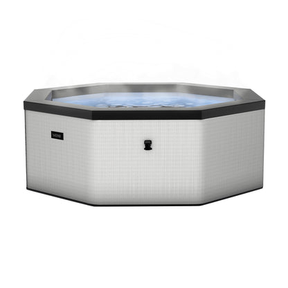 Como 6-Person Octagonal Eco Foam Hot Tub with Integrated Heater