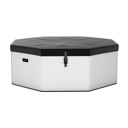 Como 6-Person Octagonal Eco Foam Hot Tub with Integrated Heater
