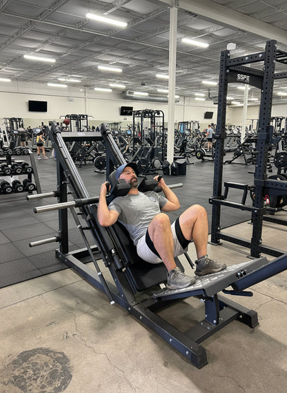 SFE Commercial 45-Degree Plate-Loaded Leg Press Hack Squat Combo Machine
