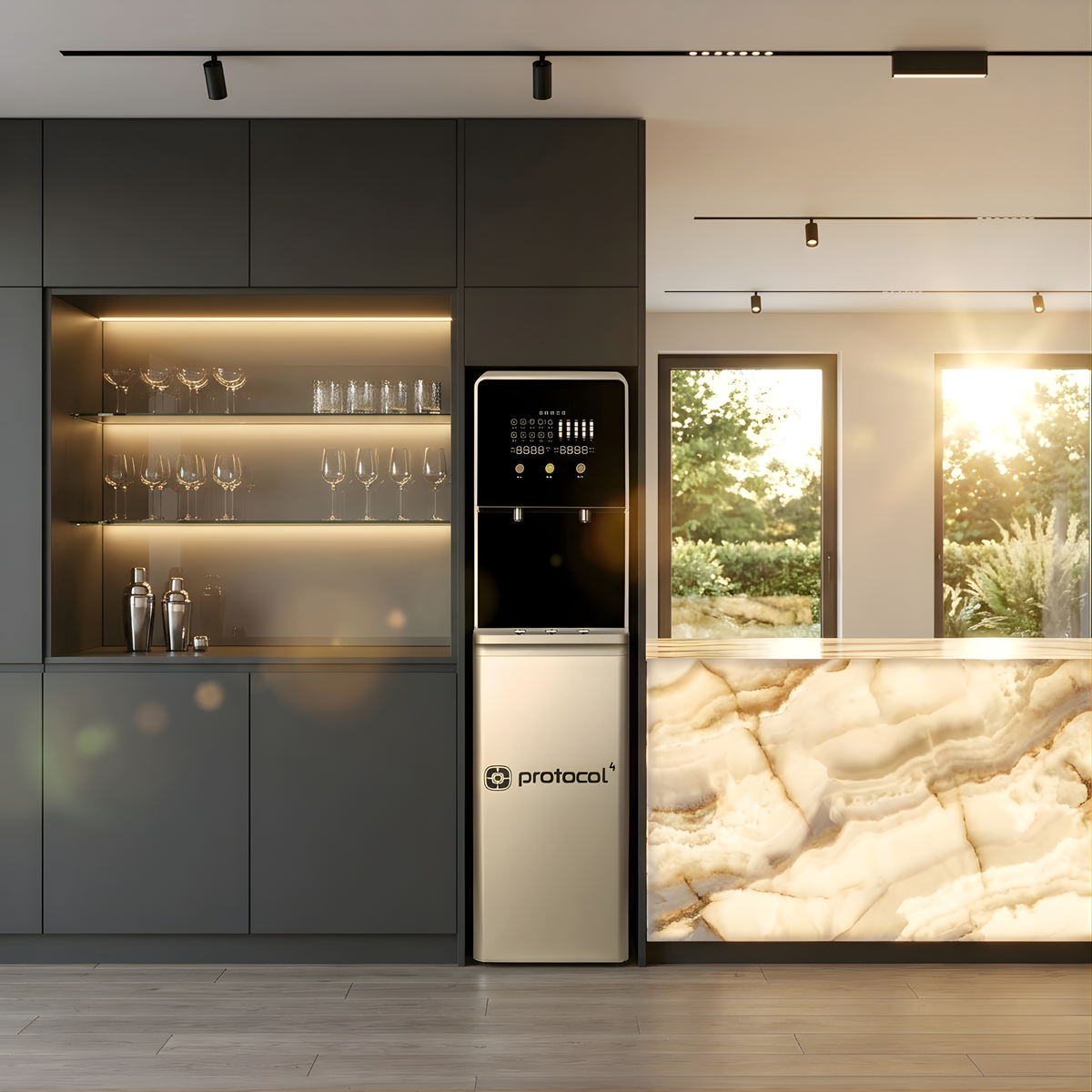 Integrated Hydrogen-Rich Water Purification & Dispensing System