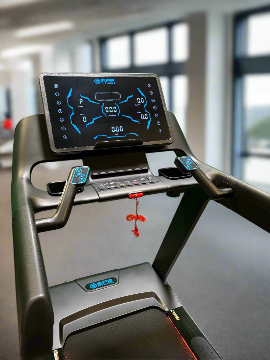 SFE Commercial Pro Treadmill | 4 HP, 15 MPH & 20% Incline