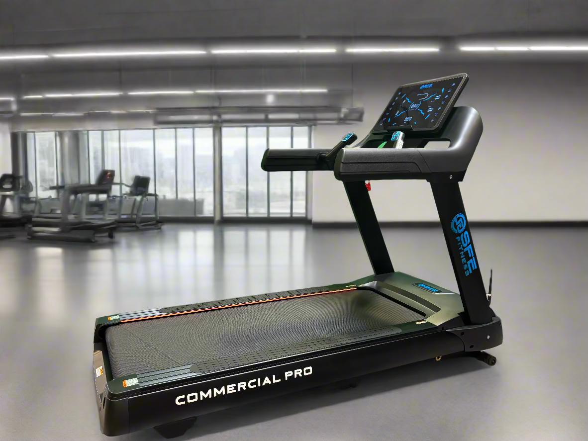 SFE Commercial Pro Treadmill | 4 HP, 15 MPH & 20% Incline